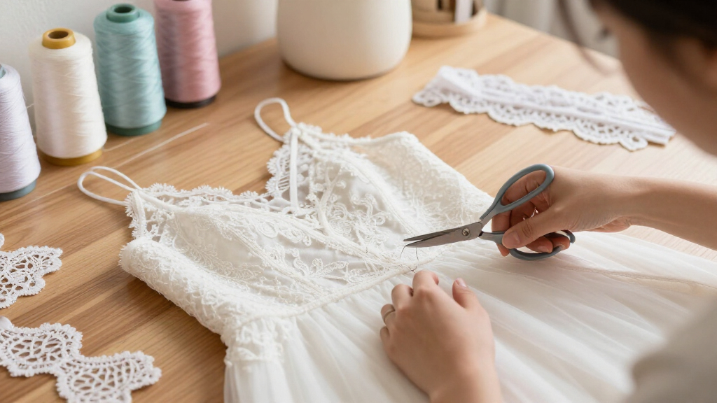 best lace cami wedding dresses