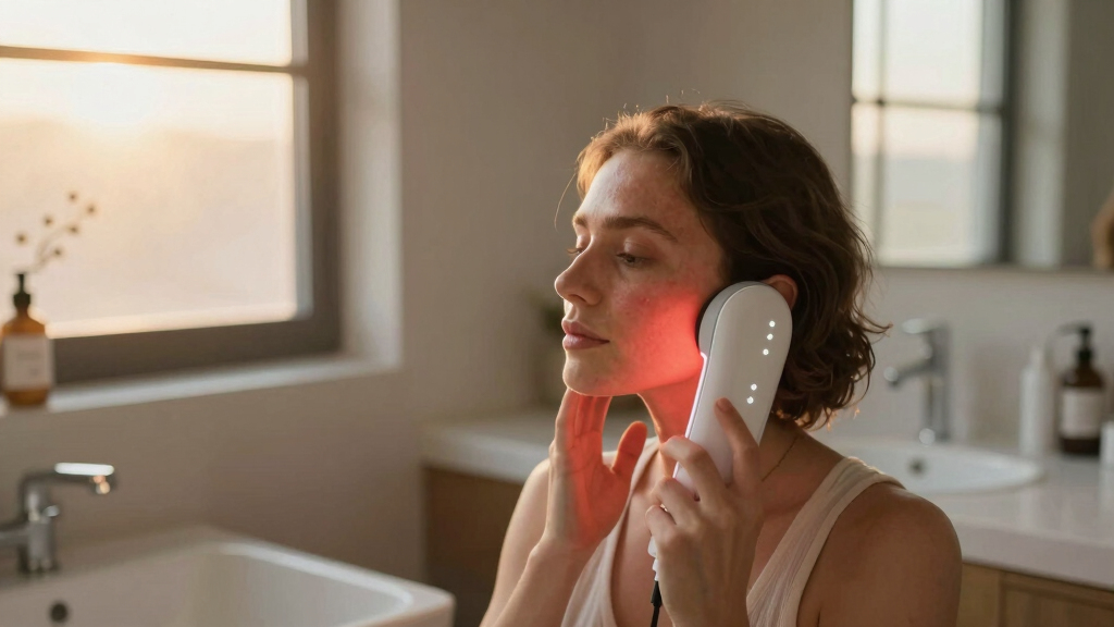 best LED light therapy device for redness