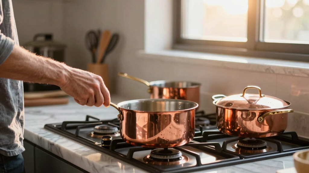best copper cookware set premium
