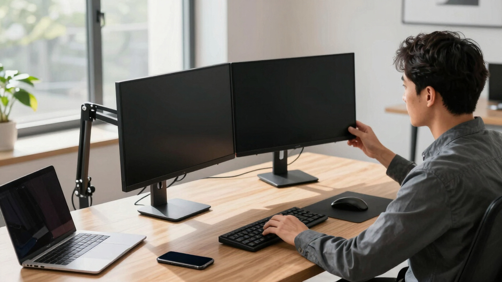 best dual monitor arm for office