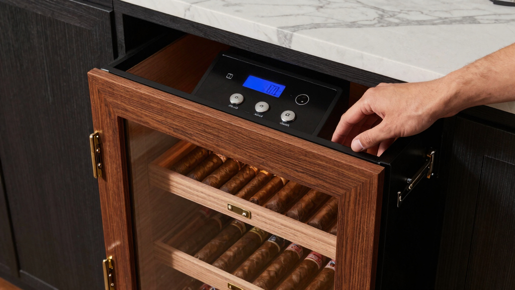 best cigar humidor cabinet electric