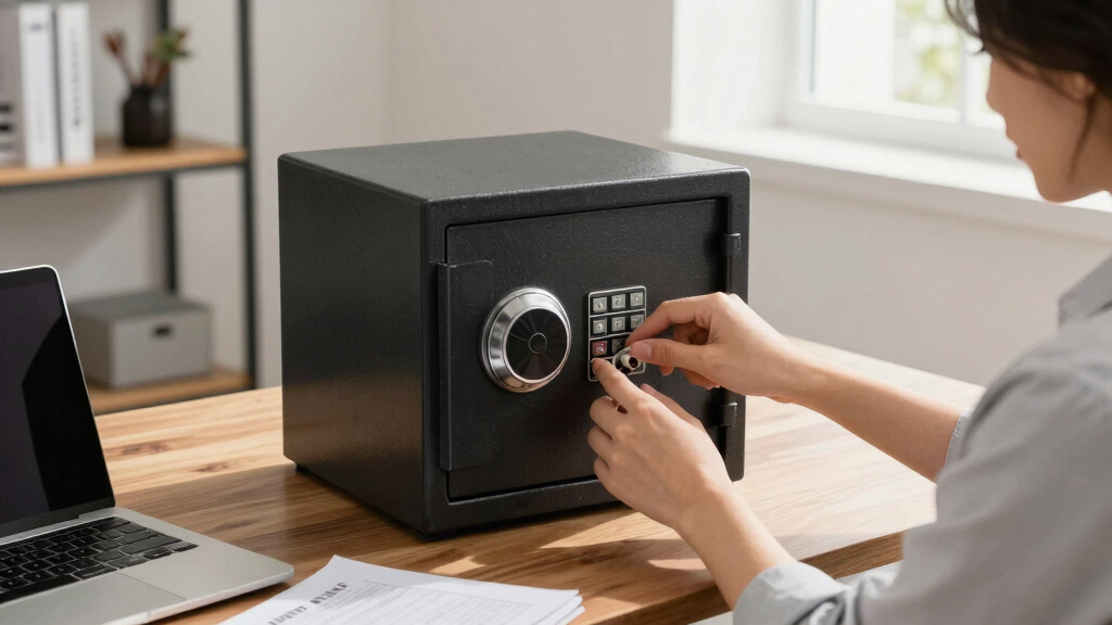 Large fireproof safe for small business