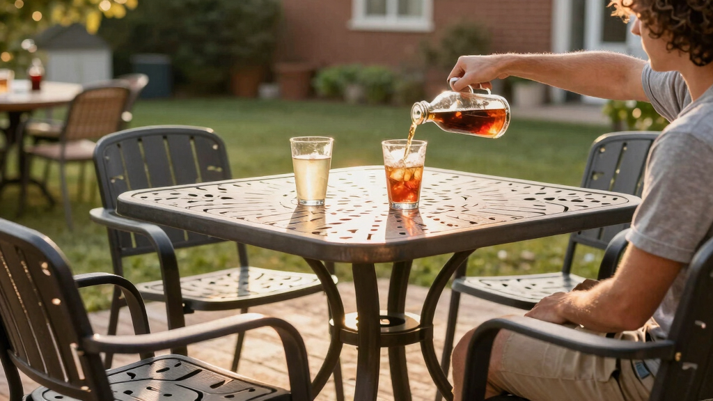 best cast aluminum patio set