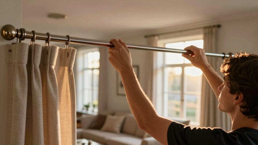 best curtain rods for oversized drapery
