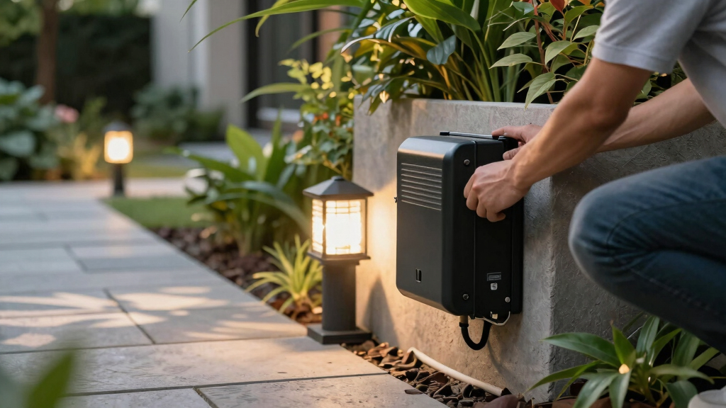 best landscape lighting transformer smart