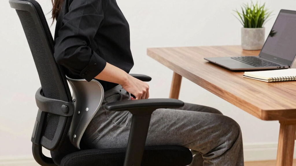 office chair with adjustable lumbar support