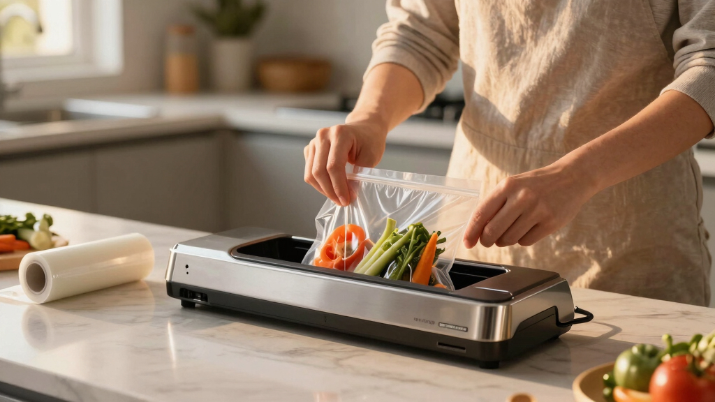 best vacuum sealer with roll storage