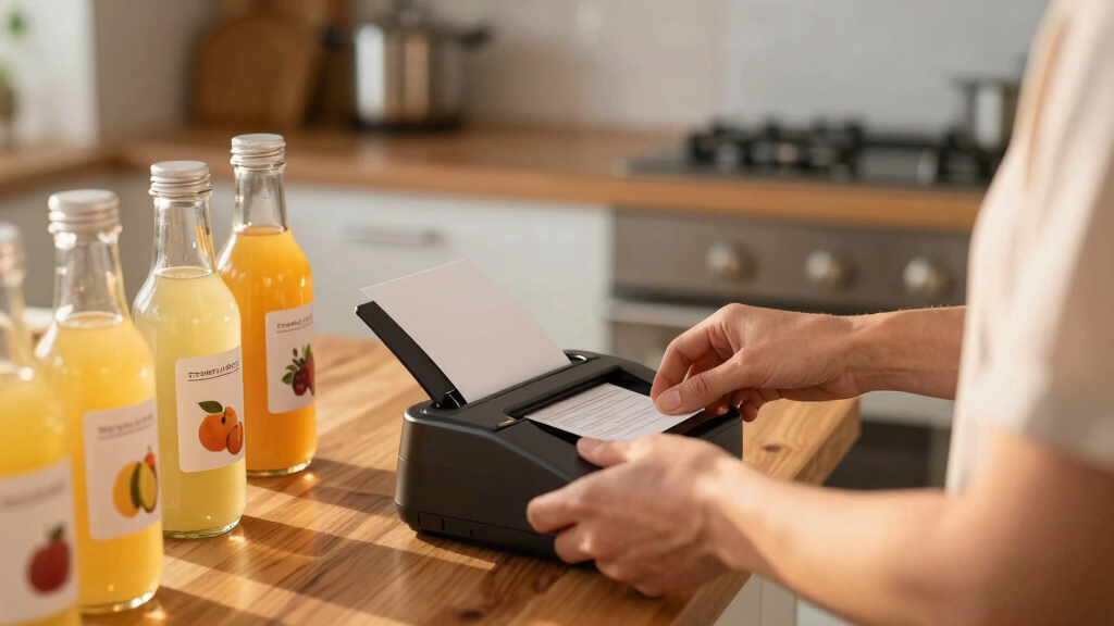 best label printer for juice bottles