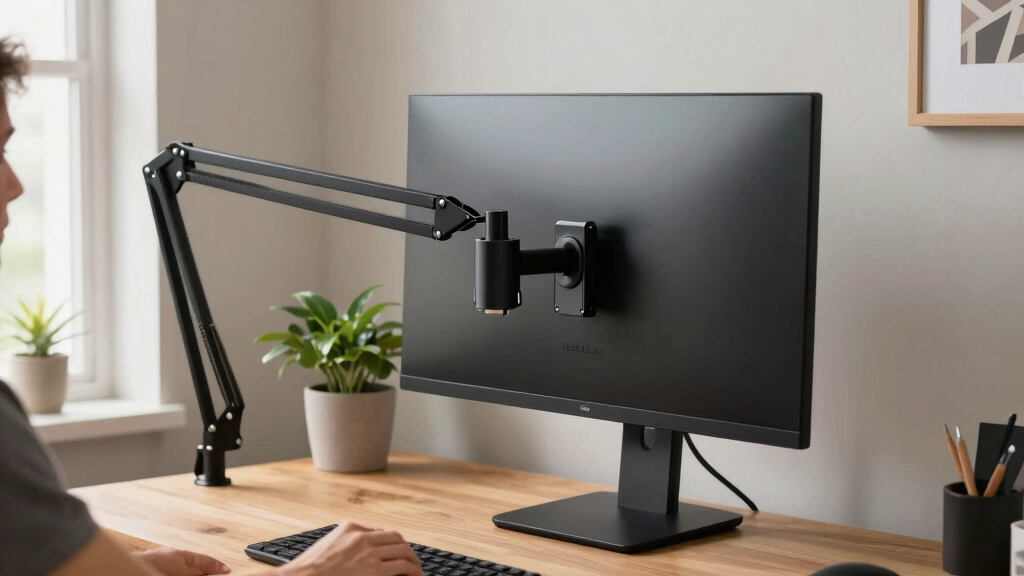 best monitor arms for cleaner home desk setups