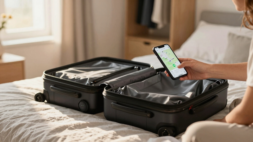 best luggage with built-in GPS tracking
