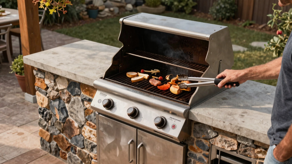 best built-in grills for covered patios
