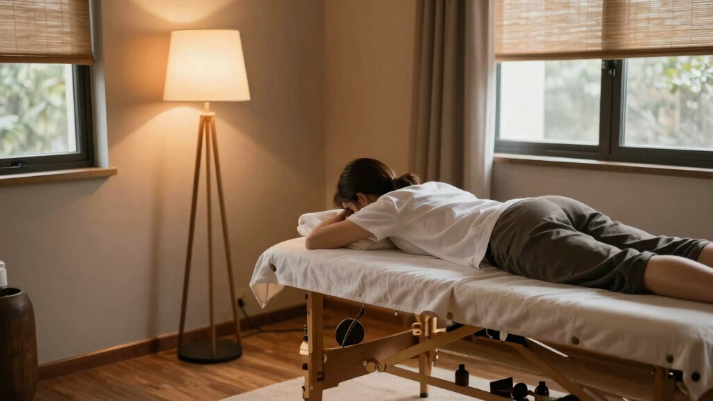 best ambient floor lamp for massage corner