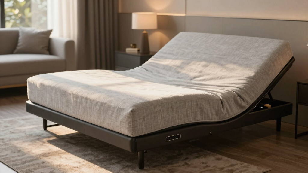 best adjustable bed base with massage