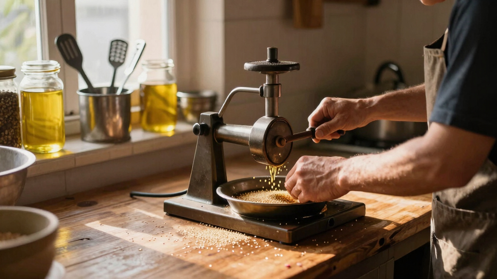 best sesame oil press machine