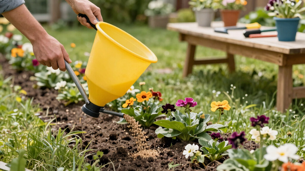 best drop spreader for precise garden feeding