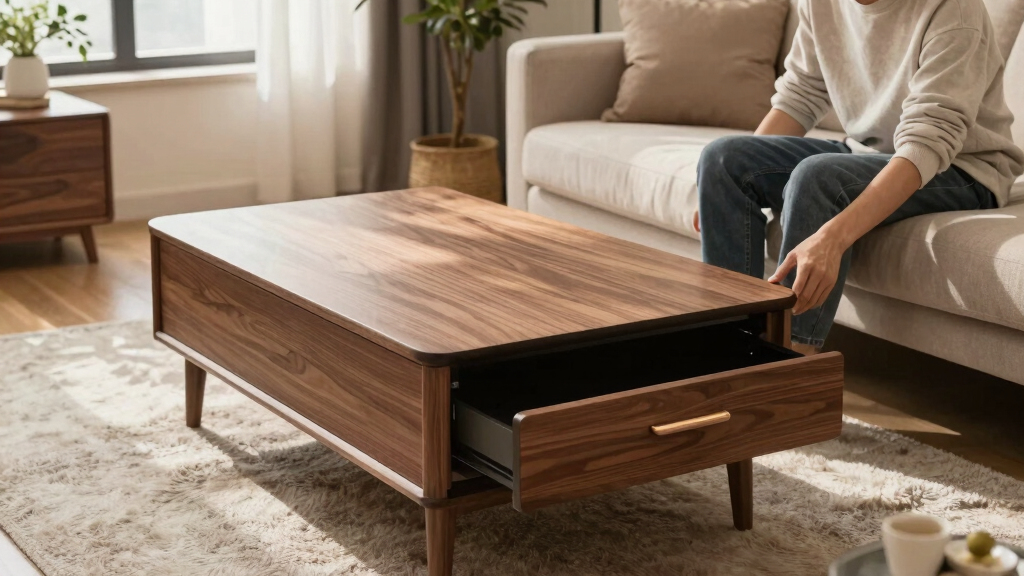 best coffee table with hidden storage