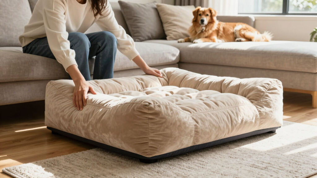 best giant-breed memory foam platform dog bed