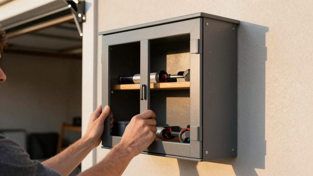 best wall mounted garage cabinet system