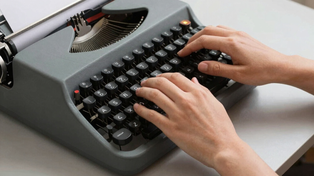 typewriter style keyboard