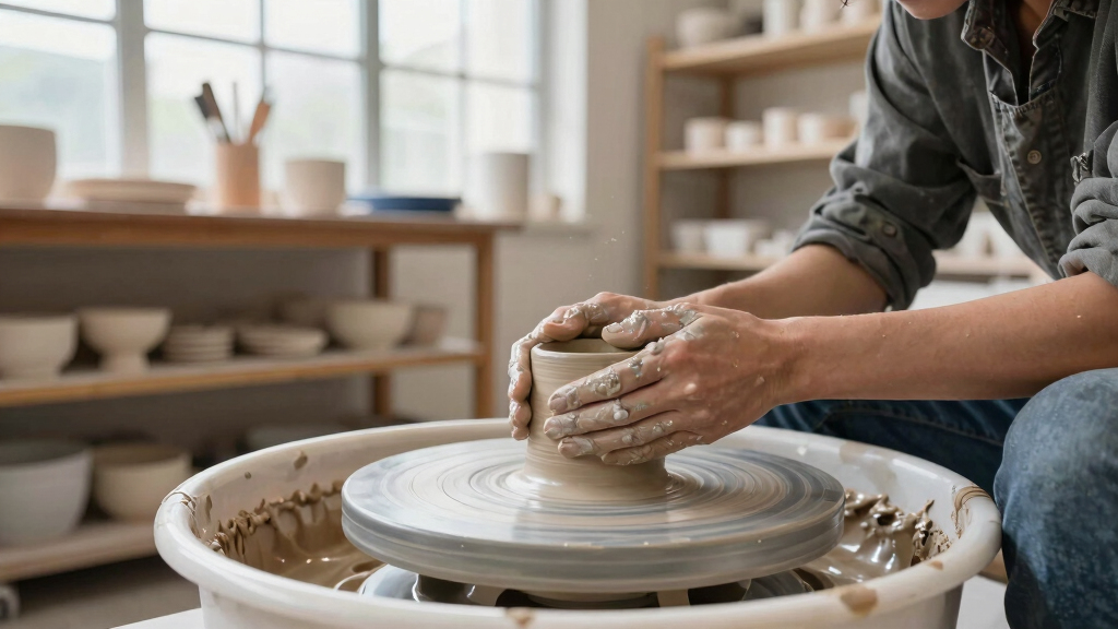 best pottery wheel with pedal control