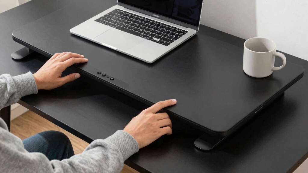 l shaped electric standing desk