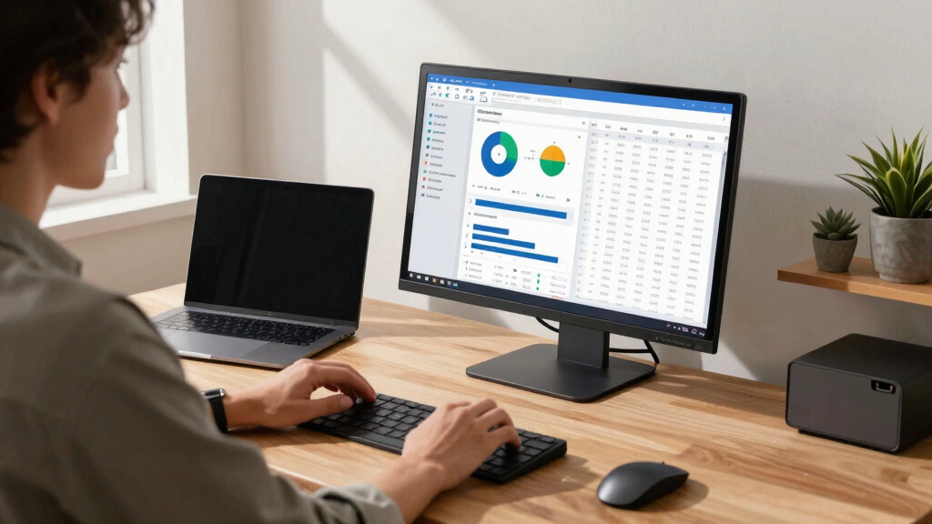 best portable monitor for dual screen bookkeeping