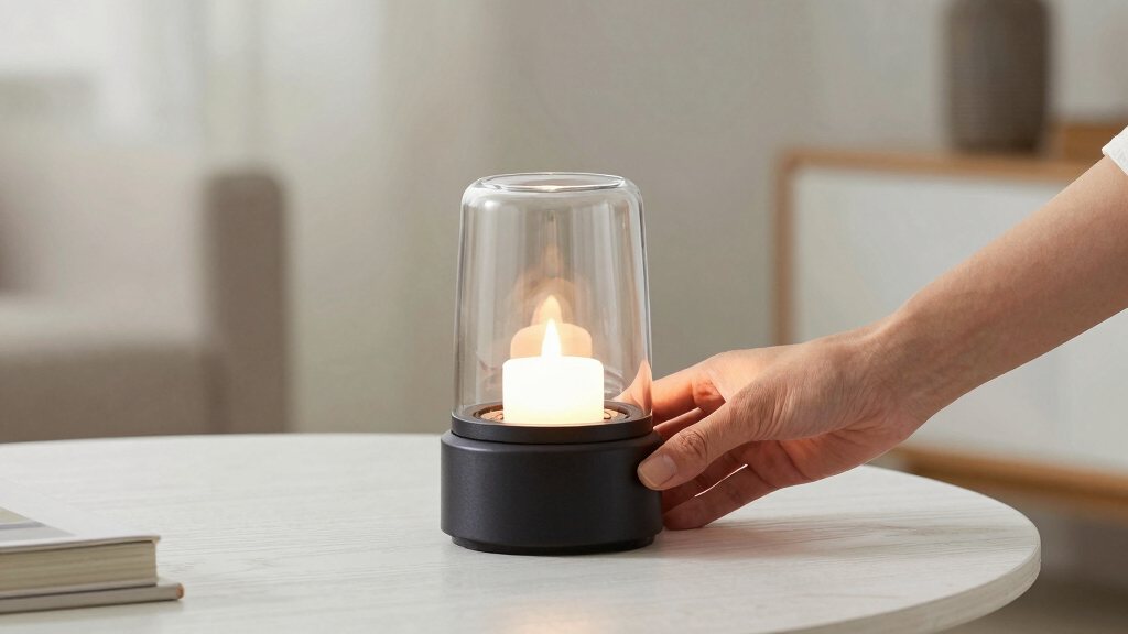 top down candle warmer lamp