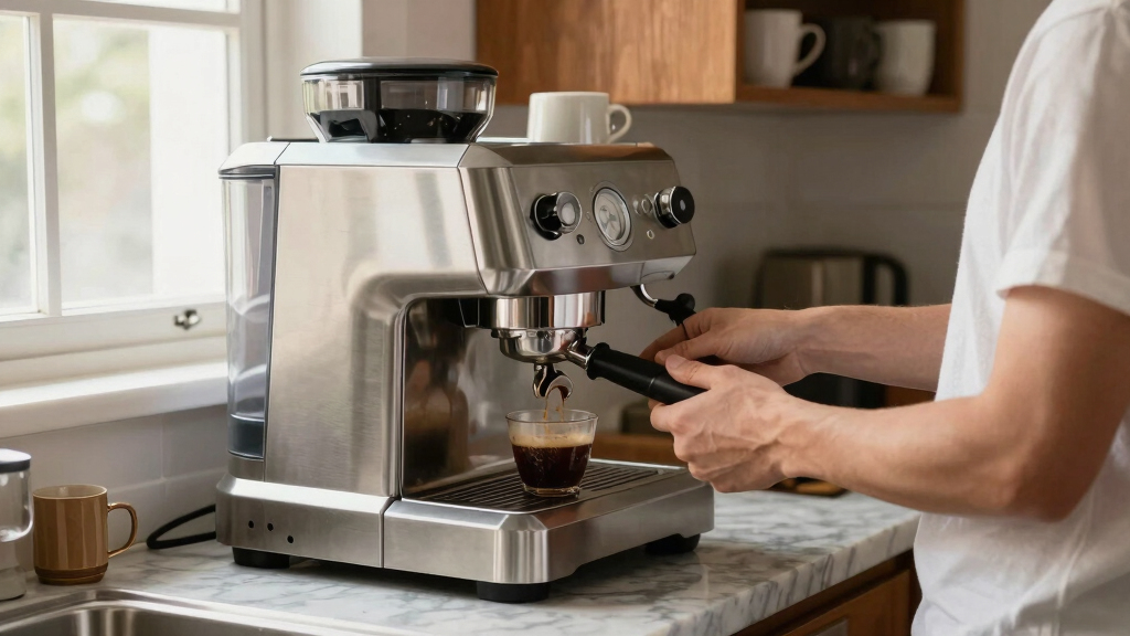 best plumbable espresso machine for home