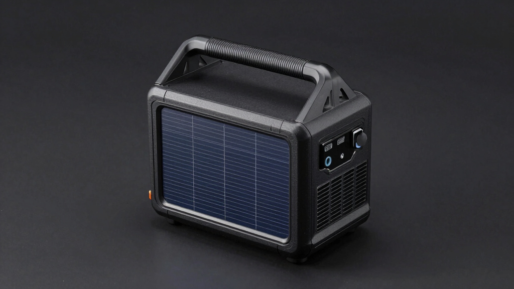 solar generator for remote research camp