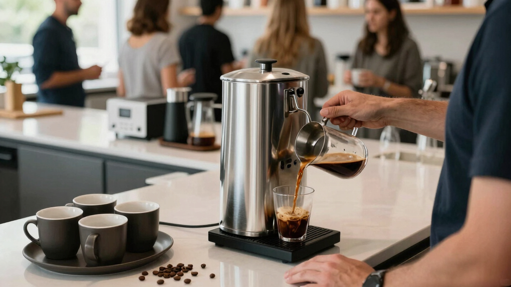 best countertop coffee urn for parties stainless