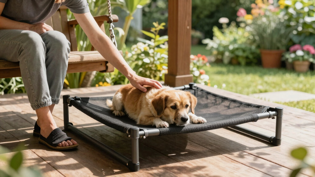 best cooling elevated dog bed