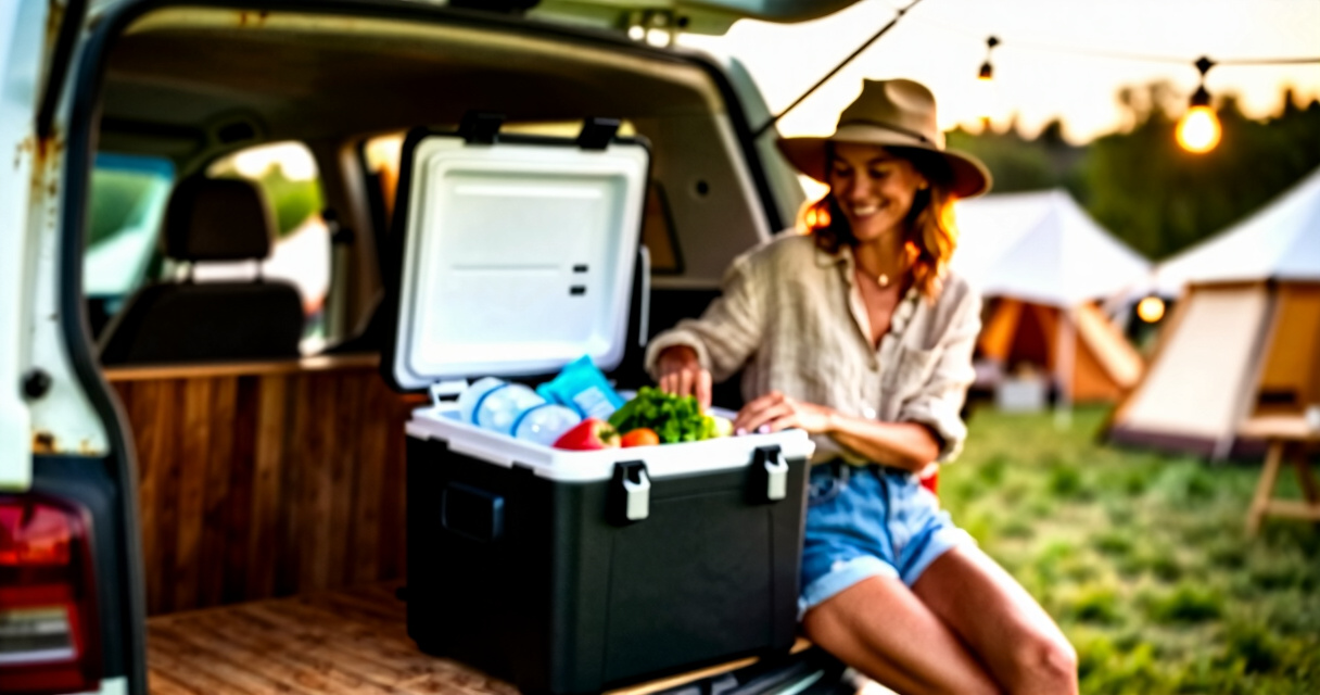 best portable freezer for van festival camping