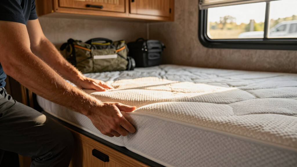 best RV mattress short queen memory foam