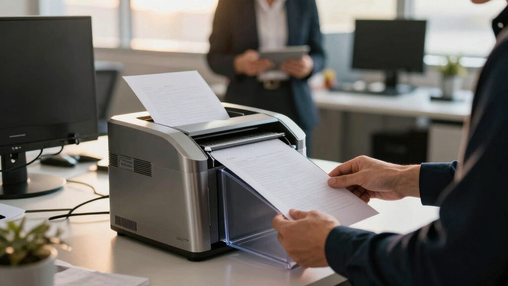 Continuous duty paper shredder for finance teams