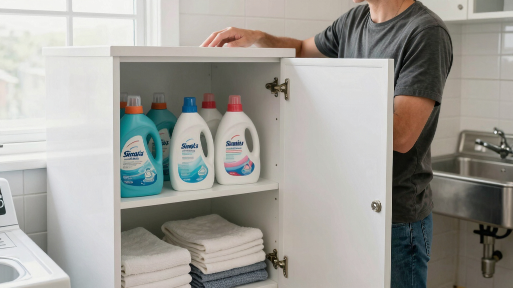 best laundry room storage cabinets