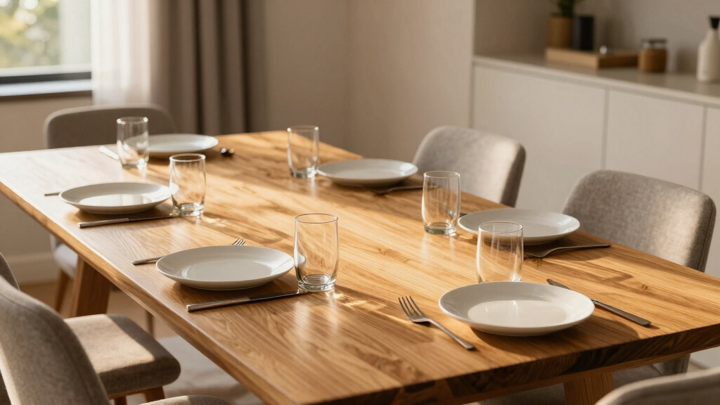 best solid wood dining table for 8