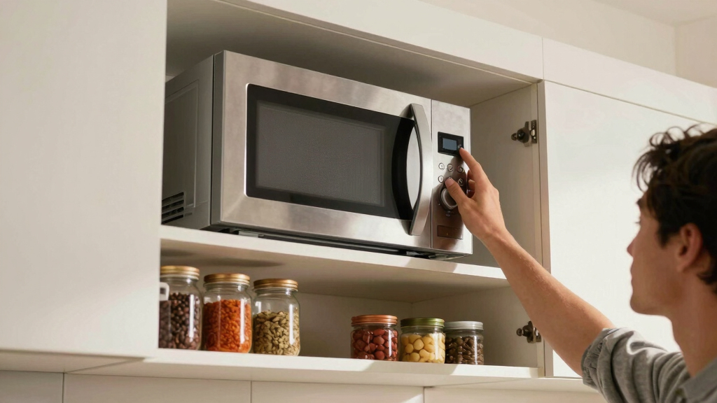 best kitchen pantry cabinet with microwave shelf
