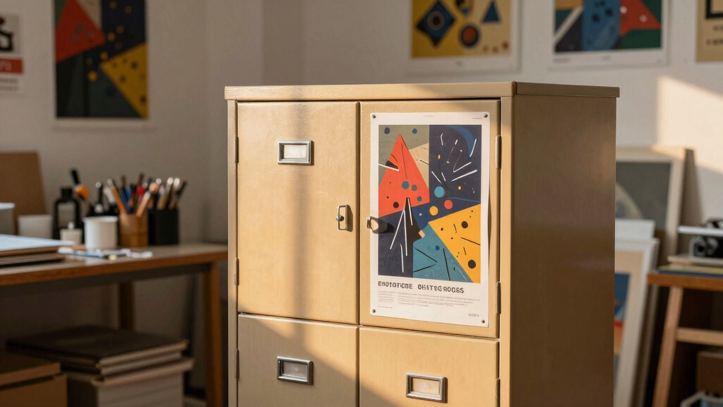 best flat file cabinet for poster archives