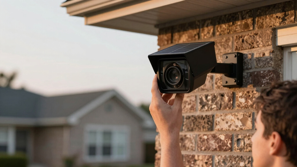 best solar security camera system with color night vision