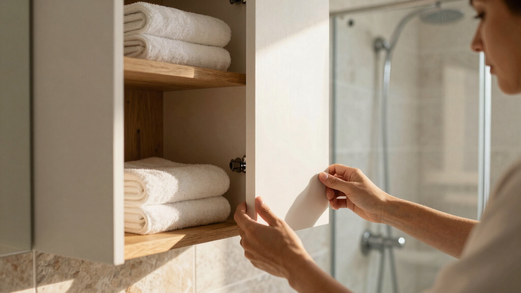 best linen cabinets for primary bathrooms