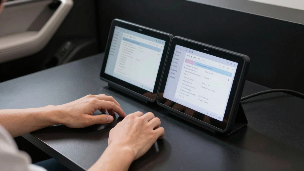 best split screen backup monitor system