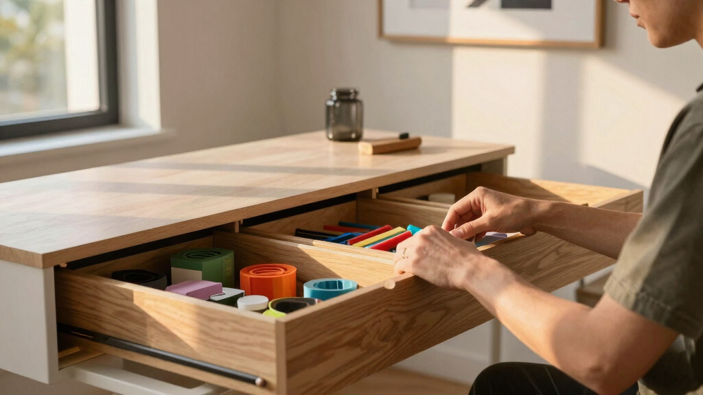 craft desk with storage premium