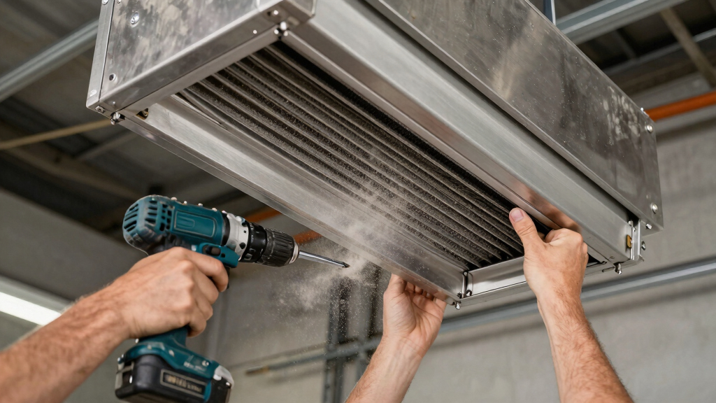 best commercial air curtain for dusty garages