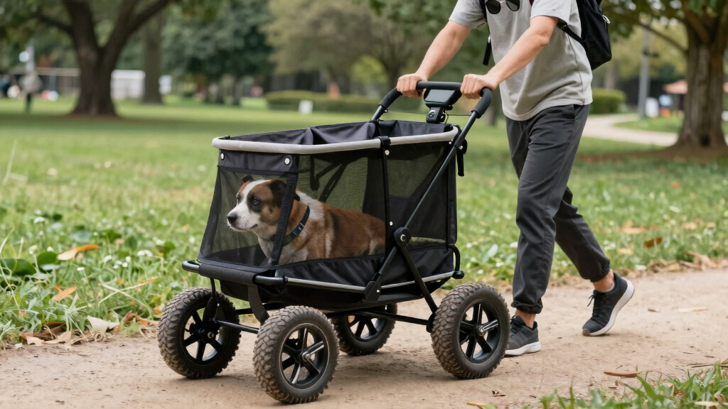 best all-terrain dog stroller with big wheels