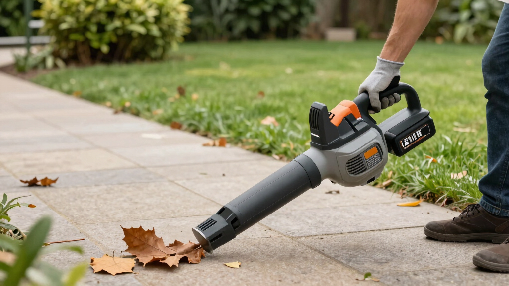 best backpack leaf blower commercial battery