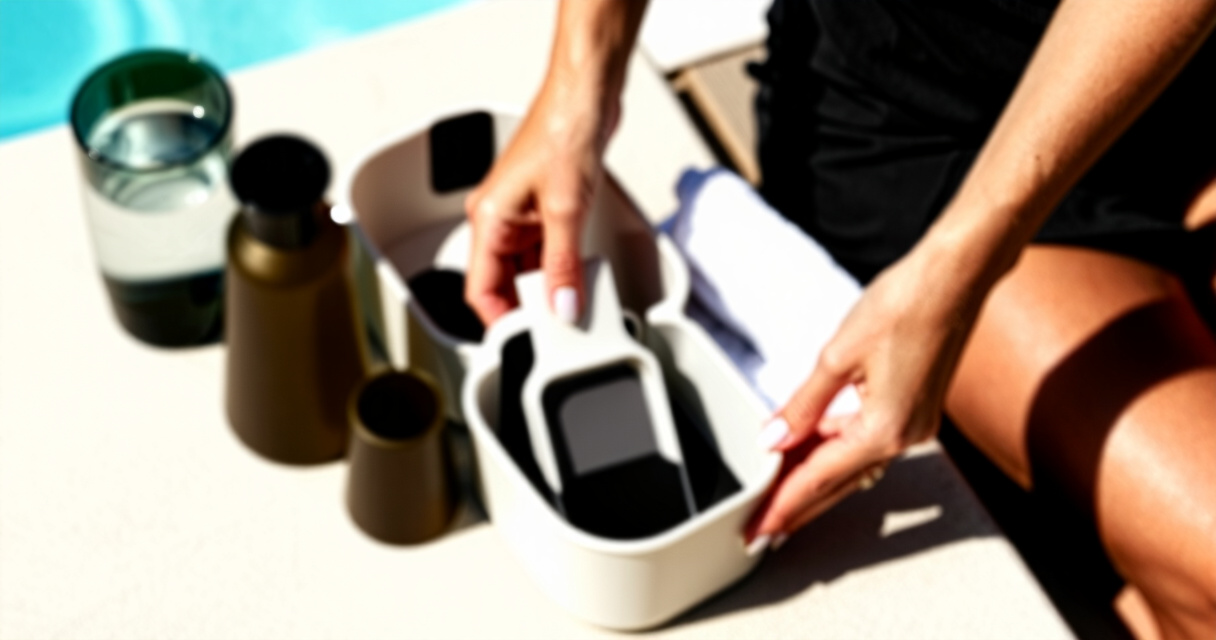 best pool storage organizer
