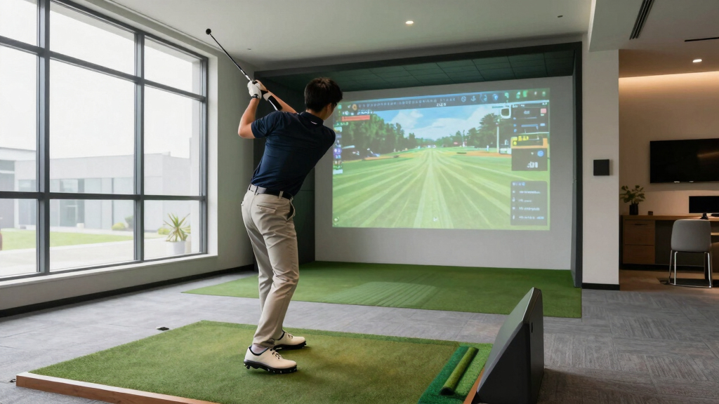 best golf simulators for bonus rooms