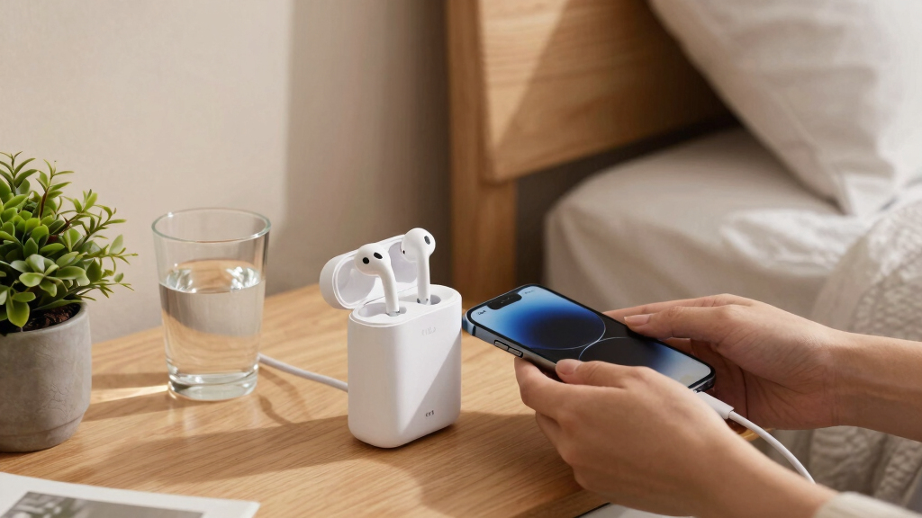 best bedside table with charging station