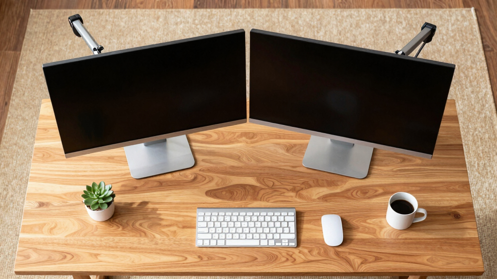 best standing desks for dual 32 inch monitors