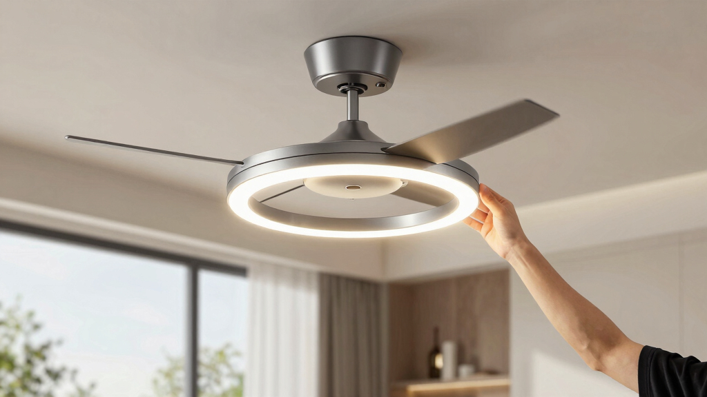 best ceiling fans with modern ring light
